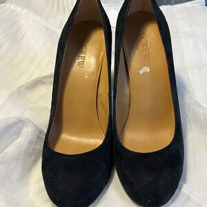 Black Suede Women's Pumps